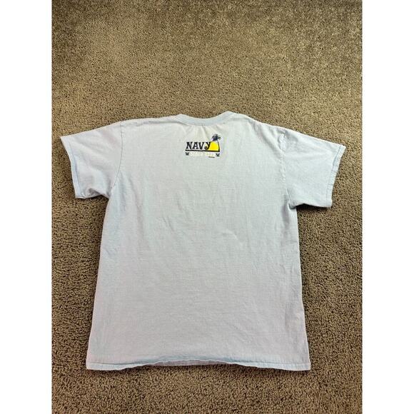 US Navy Shirt Mens Large Blue Steel Beach Party Battlespace 762 Design FLAW - Picture 7 of 12